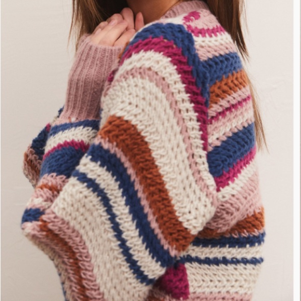 Z Supply Asheville stripped chunky sweater! NWT!!!